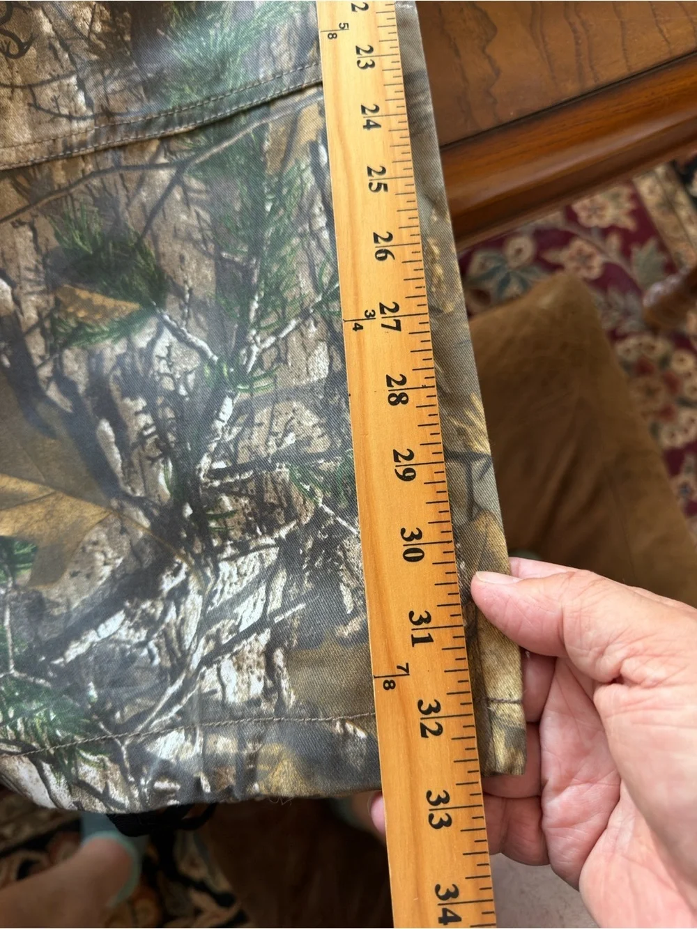 EUC Men's Wall's Realtree Camouflage Cargo Pants Realistic Forest Camo Size 3XL